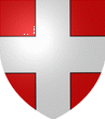 De gueules à la croix d'argent